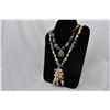 Image 2 : 2 Native American Hand Crafted Necklaces by K Kills Thunder