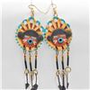 Image 3 : Native American Navajo Clay Mudhead Earrings by Charley