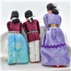 Image 2 : 3 Native American Traditional Navajo Cloth Dolls by Frederick Jim