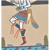 Image 3 : Navajo Yei-Bei-Chai Dancer Sand Painting,Watchman
