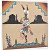 Image 6 : Navajo Yei-Bei-Chai Dancer Sand Painting,Watchman