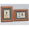 Image 1 : 2 Framed "Country Friends" Cards by Beatien Yazz