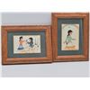 Image 5 : 2 Framed "Country Friends" Cards by Beatien Yazz