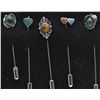 Image 2 : 10 Native American Navajo & Zuni Stick Pins