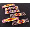 Image 2 : 6 Native American Navajo Beaded Barrettes & 1 Pin
