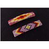 Image 6 : 6 Native American Navajo Beaded Barrettes & 1 Pin
