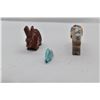 Image 2 : 3 Native American Zuni Fetishes
