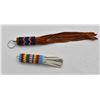 Image 2 : 2 Native American Shoshone Beaded Keyrings
