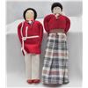 Image 1 : 2 Native American Navajo Traditional Cloth Dolls