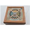 Image 5 : Navajo Sand Painted Lidded Wood Box, Gloria Nez