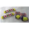 Image 1 : 4 Native American Beaded Pins and Barrettes