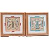 Image 2 : 3 Framed Sand Paintings by Begay and Nez