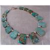 Image 1 : Sky Blue Impression Jasper Turquoise Necklace