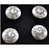 Image 2 : 12 Native American Silver Button Covers