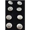 Image 3 : 12 Native American Silver Button Covers