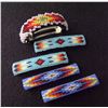 Image 1 : 5 Navajo Beaded Barrettes by Joyce Devore
