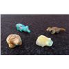Image 1 : 4 Micro Miniature Zuni Fetishes