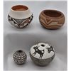Image 1 : 4 Pieces of Native American Pottery