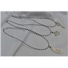 Image 4 : 3 Native American Bead and Bone Pendant Necklaces