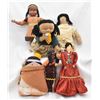 Image 1 : 6 Native American Dolls