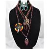 Image 1 : 4 Native American Necklaces & 1 Pair of Earrings