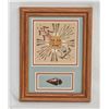 Image 1 : Navajo Framed Sand Painting w/ Arrowhead by Wilton Lee