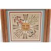 Image 2 : Navajo Framed Sand Painting w/ Arrowhead by Wilton Lee
