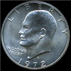 1972S Silver IKE Dollar Coin Uncirculated   EST: $75 - $250 (COI-1045)