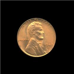 1948S US Lincoln Cent Coin Gem+ Uncirc Red  EST: $1200 - $13500 (COI-1185)