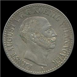 1845A Hannover Germany Thaler Coin High Grade AU EST: $275 - $800 (COI-1775)