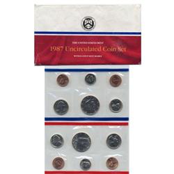 1987 US Coin Original Mint Set GEM Potential EST: $30 - $150 (COI-2387)