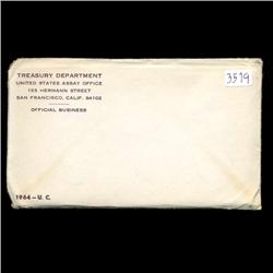 1964 US Mint Silver Coin Set UNOPENED EST: $100 - $25000 (COI-2964)