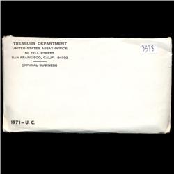1971 US Mint Coin Set UNOPENED EST: $100 - $25000 (COI-2971)