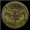 Image 2 : GOLD PLATED BARBER HALF DOLLAR EST: $50 - $150 (COI-3824)