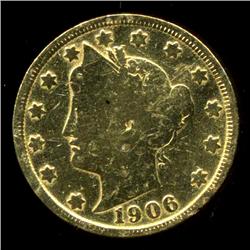 GOLD PLATED LIBERTY NICKEL EST: $50 - $150 (COI-3827)