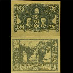 1917 Germany 50 Pfennig Note Crisp Unc EST: $30 - $150 (COI-3894)