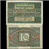Image 1 : 1920 Germany 10 Mark Note Hi Grade Rare EST: $50 - $250 (COI-3942)