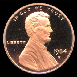 1984S US Lincoln Proof Cent Coin Graded PR70 DCAM Red EST: $100 - $2500 (COI-4183)