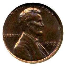 1972 Lincoln Cent Rare Double Die Graded AU55 EST: $150 - $500 (COI-4274)