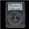 Image 2 : 2000S PROOF Lincoln Cent Coin Graded PCGS PR69 DCAM Red EST: $50 - $250 (COI-4305)