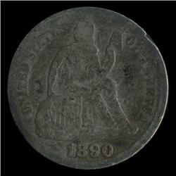 1890 Seated Dime Nice Circulated EST: $30 - $150 (COI-4318)