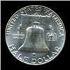 Image 2 : 1962D FBL Uncirculated Franklin Half Coin EST: $100 - $600 (COI-931)
