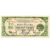 Image 2 : 1942 Philippines 20 P Guerrilla Note WW2  EST: $30 - $150 (COI-961)