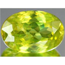 1.40ct. Natural Intense Green VERY RARE Titanium Sphene Red Spark VS EST: $1000 - $3000 (GEM-3674)