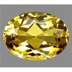 1.30ct Top AAA Oval Yellow Beryl Tanzania  VVS EST: $500 - $1500 (GEM-8863)