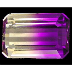 22.20ct  Gorgeous Octagon Bi Color Ametrine FLAWLESS EST: $1000 - $3500 (GEM-9284)