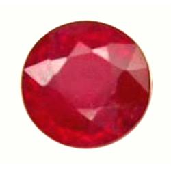 1.2ct Madagascar Top Blood Red Ruby Round AAA EST: $650 - $2000 (GEM-9421B)