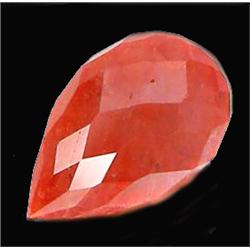 1.59ct Briolette Cut Orange Padparascha Sapphire VS EST: $600 - $2400 (GEM-9522)