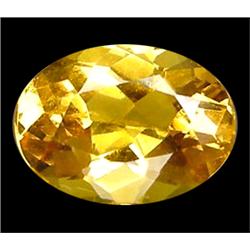 1.13ct Top VVS AAA Oval Yellow Beryl Tanzania EST: $500 - $1500 (GEM-9567)