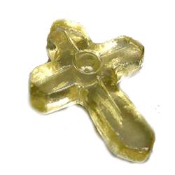 6.36ct Top AAA Hand Carved Yellow Quartz Cross  EST: $500 - $2500 (GEM-9583)